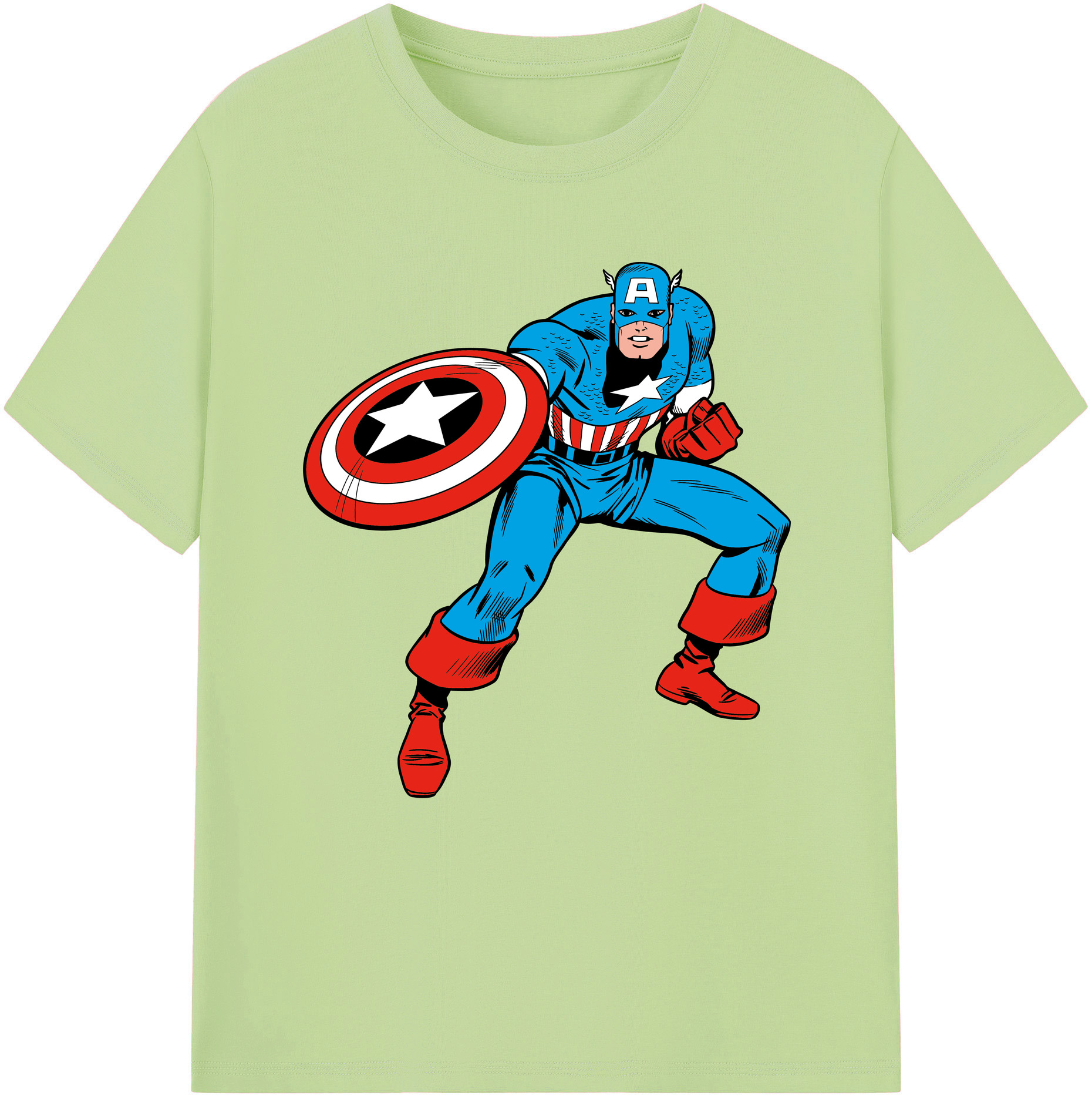 （画像用） アベンジャーズ The Avengers 綿100％半袖Tシャツ（フロントプリント）